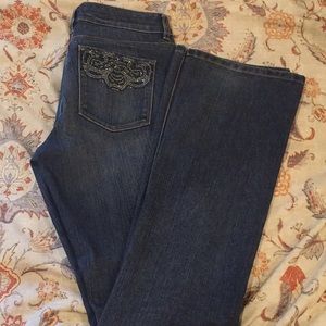 White House black market boot cut jeans
